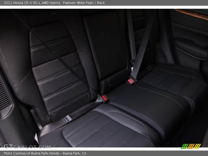 Platinum White Pearl / Black 2021 Honda CR-V EX-L AWD Hybrid