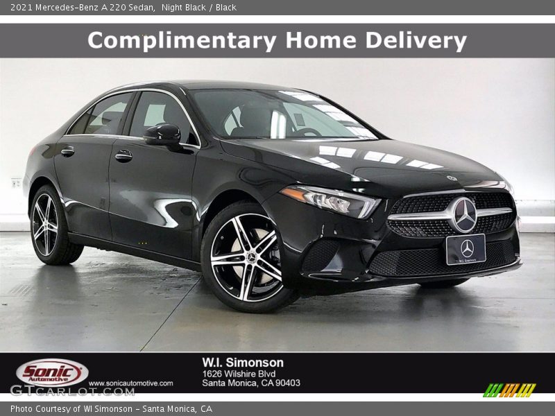 Night Black / Black 2021 Mercedes-Benz A 220 Sedan