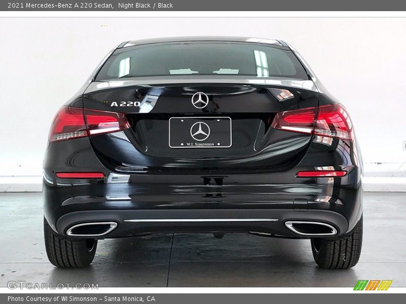 Night Black / Black 2021 Mercedes-Benz A 220 Sedan