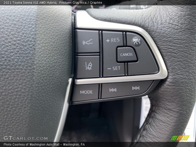 Predawn Gray Mica / Graphite 2021 Toyota Sienna XLE AWD Hybrid