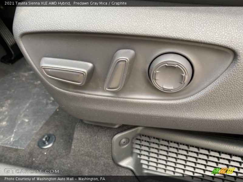 Predawn Gray Mica / Graphite 2021 Toyota Sienna XLE AWD Hybrid