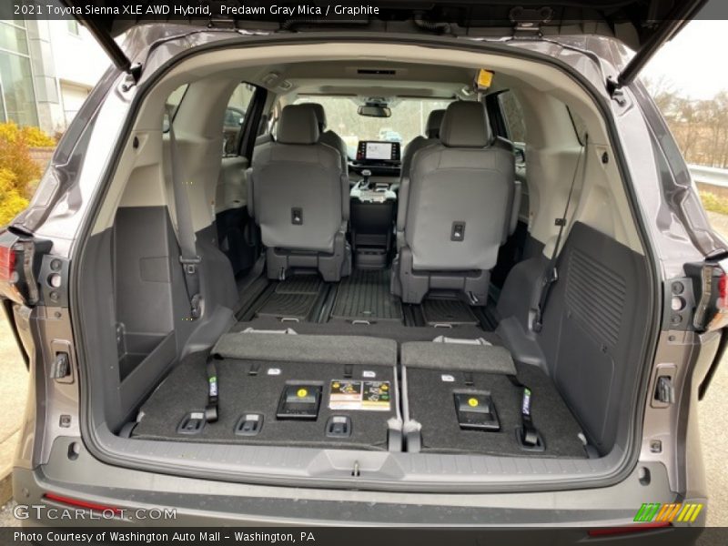 Predawn Gray Mica / Graphite 2021 Toyota Sienna XLE AWD Hybrid