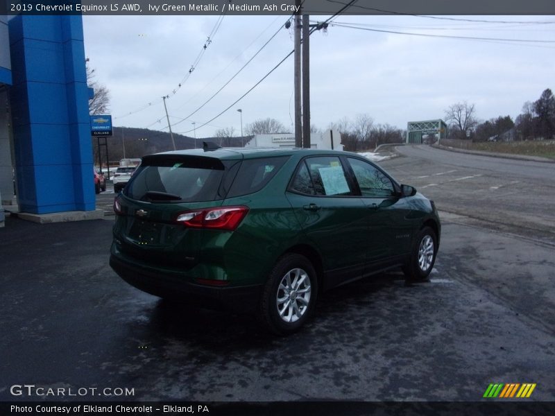 Ivy Green Metallic / Medium Ash Gray 2019 Chevrolet Equinox LS AWD