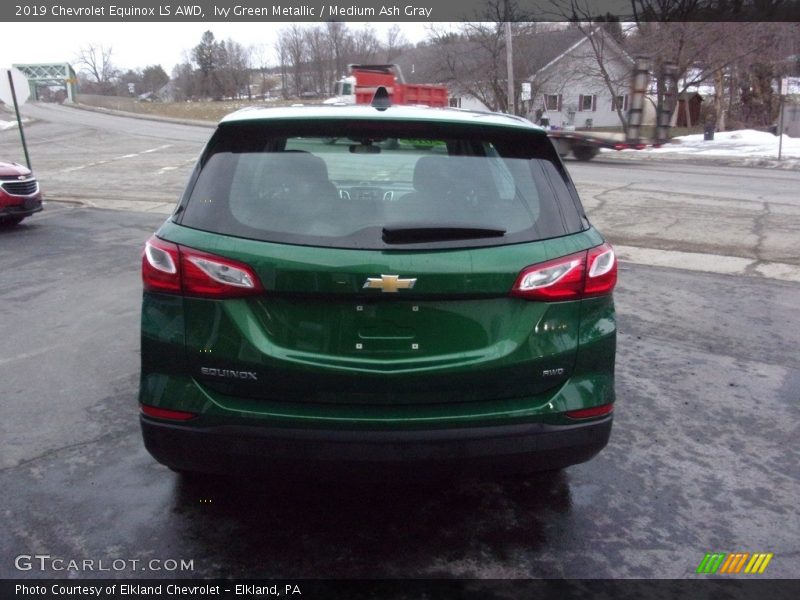 Ivy Green Metallic / Medium Ash Gray 2019 Chevrolet Equinox LS AWD