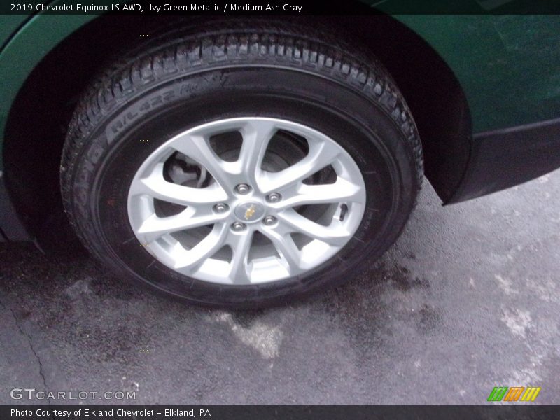 Ivy Green Metallic / Medium Ash Gray 2019 Chevrolet Equinox LS AWD