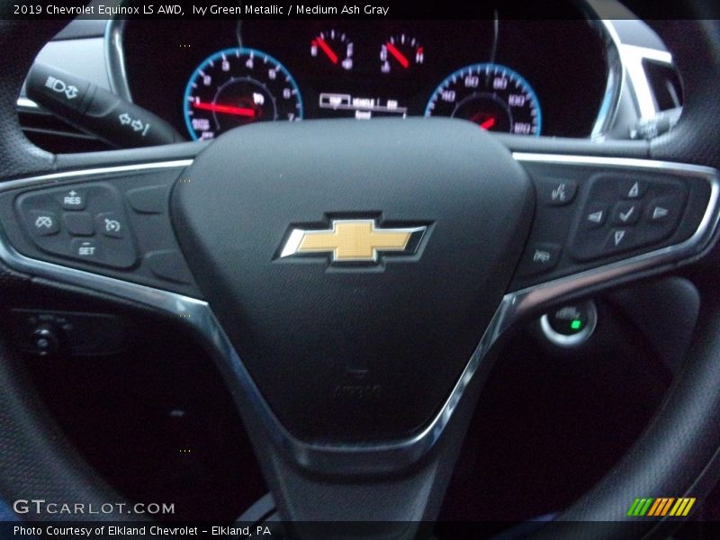 Ivy Green Metallic / Medium Ash Gray 2019 Chevrolet Equinox LS AWD
