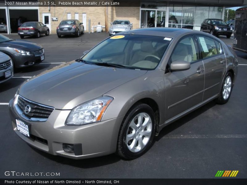 Pebble Beach Metallic / Cafe Latte 2007 Nissan Maxima 3.5 SL