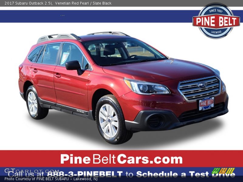 Venetian Red Pearl / Slate Black 2017 Subaru Outback 2.5i