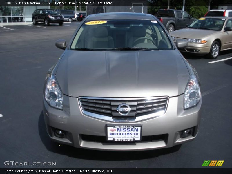 Pebble Beach Metallic / Cafe Latte 2007 Nissan Maxima 3.5 SL