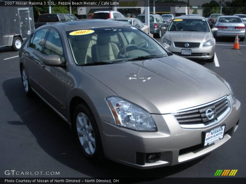 Pebble Beach Metallic / Cafe Latte 2007 Nissan Maxima 3.5 SL