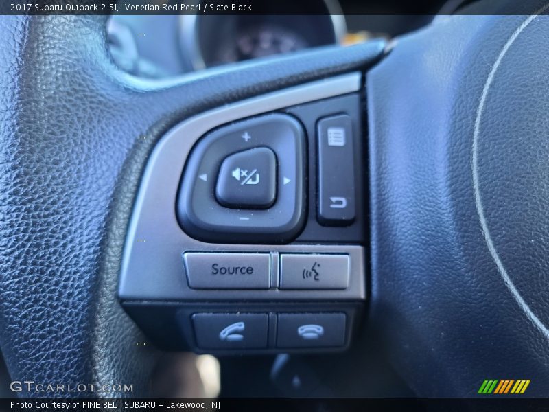 Venetian Red Pearl / Slate Black 2017 Subaru Outback 2.5i