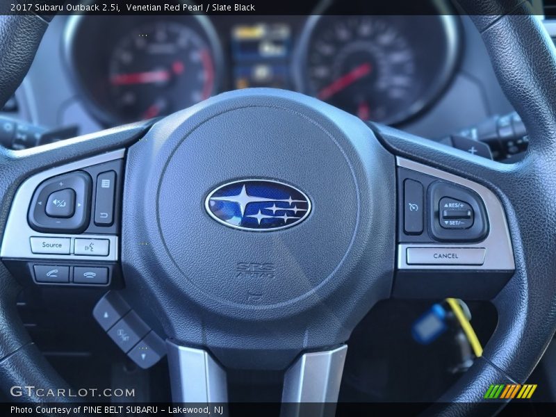 Venetian Red Pearl / Slate Black 2017 Subaru Outback 2.5i