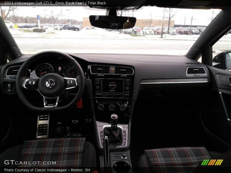 Dashboard of 2021 Golf GTI S