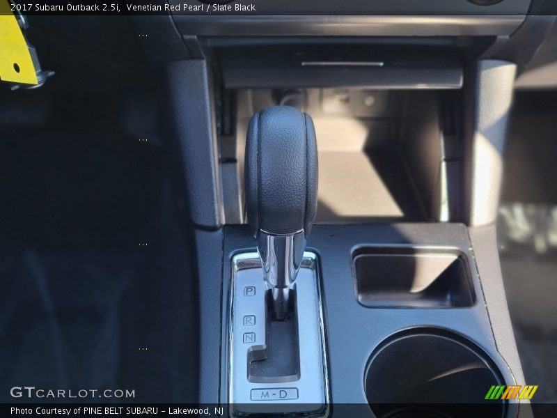 Venetian Red Pearl / Slate Black 2017 Subaru Outback 2.5i