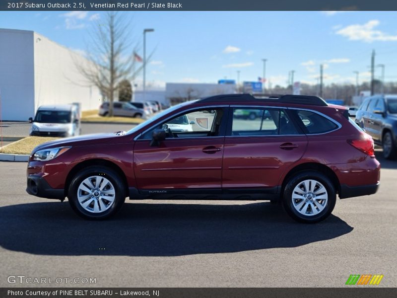 Venetian Red Pearl / Slate Black 2017 Subaru Outback 2.5i