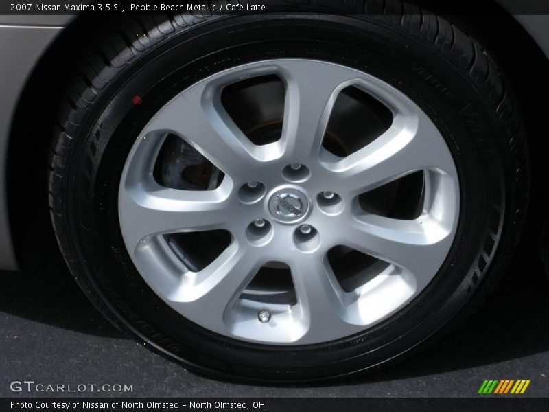 Pebble Beach Metallic / Cafe Latte 2007 Nissan Maxima 3.5 SL