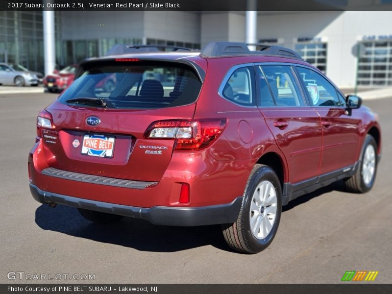 Venetian Red Pearl / Slate Black 2017 Subaru Outback 2.5i