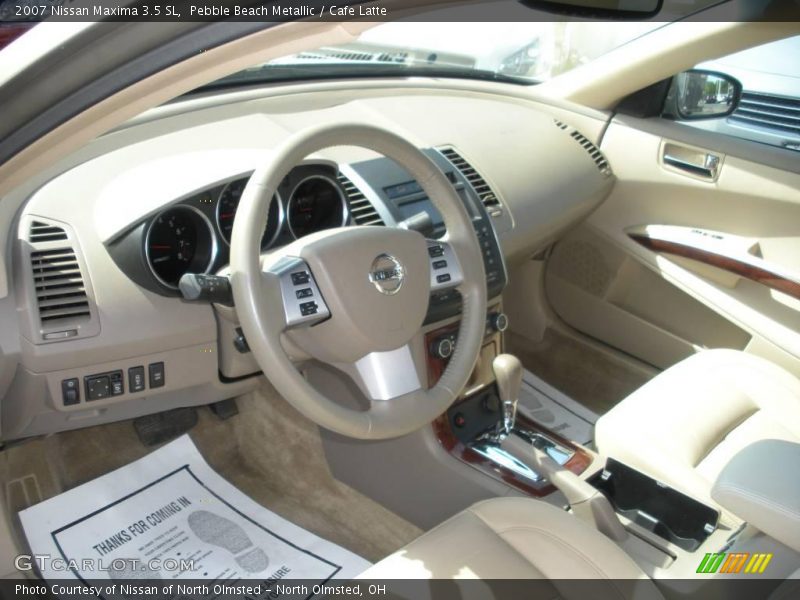 Pebble Beach Metallic / Cafe Latte 2007 Nissan Maxima 3.5 SL