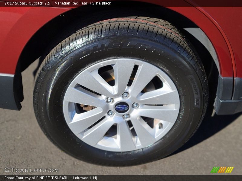 Venetian Red Pearl / Slate Black 2017 Subaru Outback 2.5i