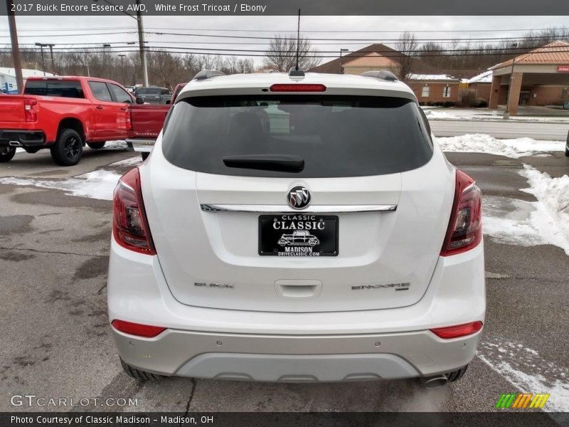 White Frost Tricoat / Ebony 2017 Buick Encore Essence AWD