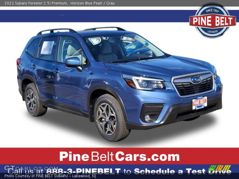 Horizon Blue Pearl / Gray 2021 Subaru Forester 2.5i Premium