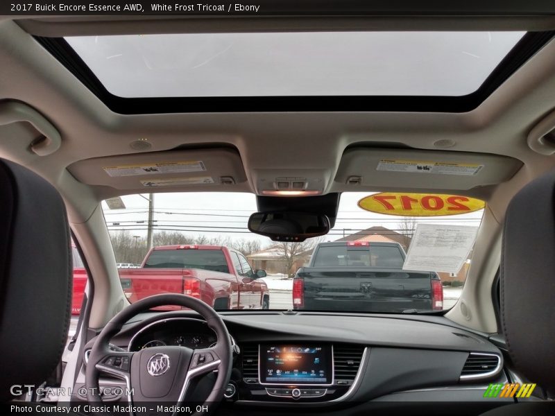 Sunroof of 2017 Encore Essence AWD