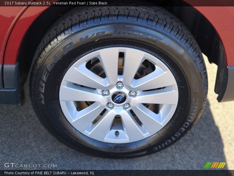 Venetian Red Pearl / Slate Black 2017 Subaru Outback 2.5i