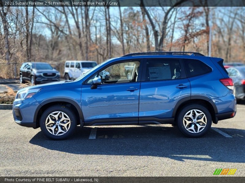 Horizon Blue Pearl / Gray 2021 Subaru Forester 2.5i Premium