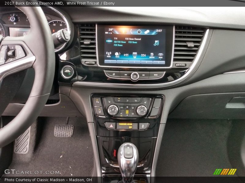 Controls of 2017 Encore Essence AWD