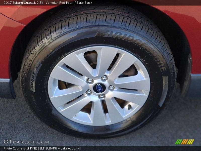 Venetian Red Pearl / Slate Black 2017 Subaru Outback 2.5i