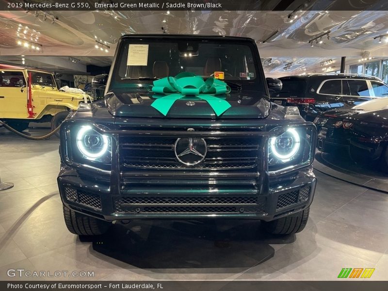 Emerald Green Metallic / Saddle Brown/Black 2019 Mercedes-Benz G 550