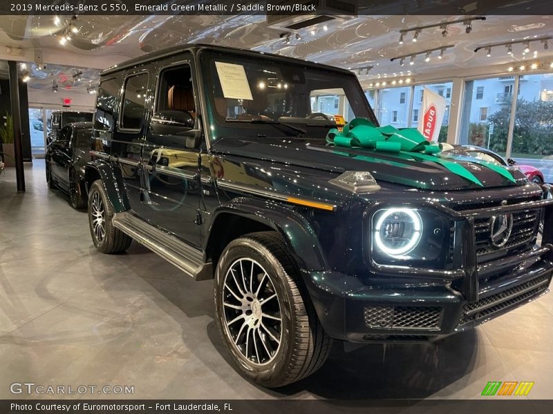 Emerald Green Metallic / Saddle Brown/Black 2019 Mercedes-Benz G 550