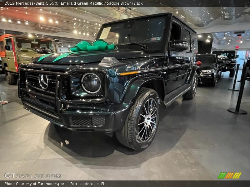 Emerald Green Metallic / Saddle Brown/Black 2019 Mercedes-Benz G 550