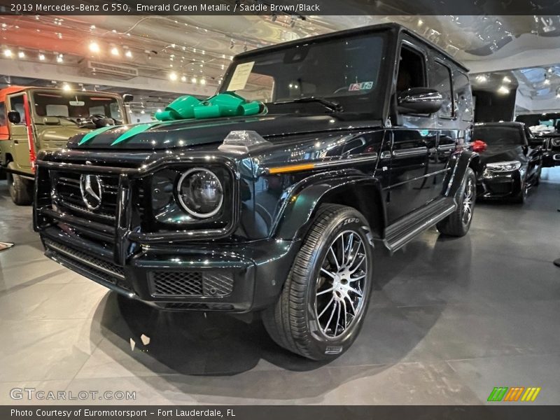 Emerald Green Metallic / Saddle Brown/Black 2019 Mercedes-Benz G 550