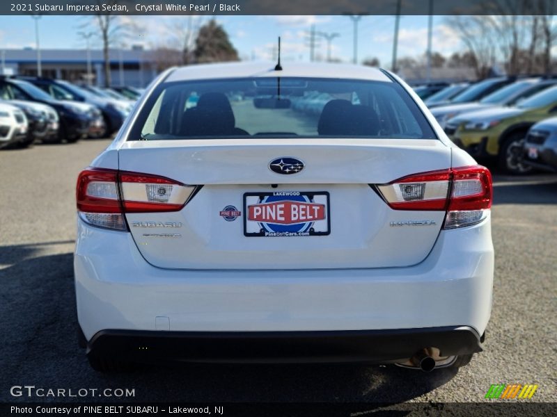 Crystal White Pearl / Black 2021 Subaru Impreza Sedan