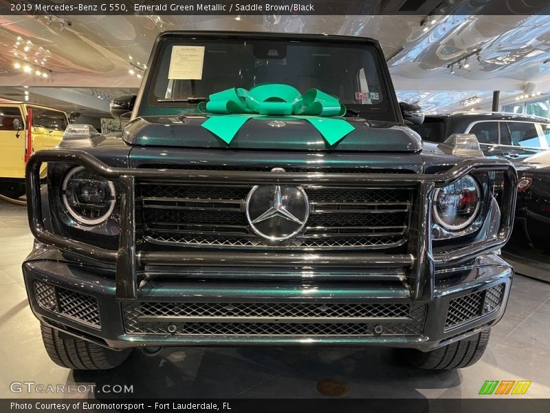 Emerald Green Metallic / Saddle Brown/Black 2019 Mercedes-Benz G 550