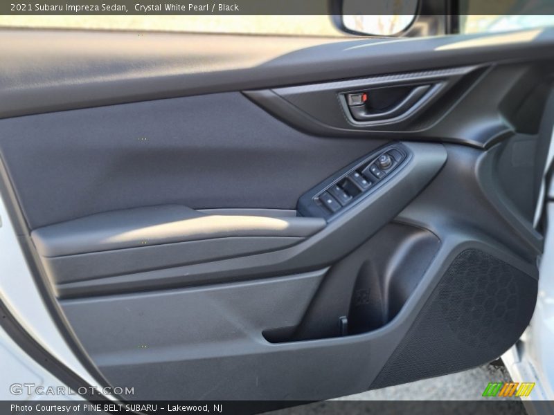 Crystal White Pearl / Black 2021 Subaru Impreza Sedan