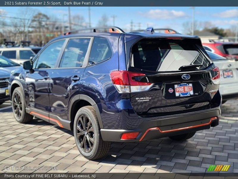 Dark Blue Pearl / Gray 2021 Subaru Forester 2.5i Sport