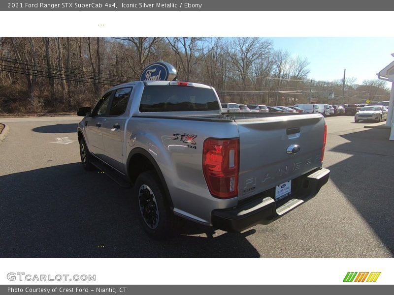 Iconic Silver Metallic / Ebony 2021 Ford Ranger STX SuperCab 4x4