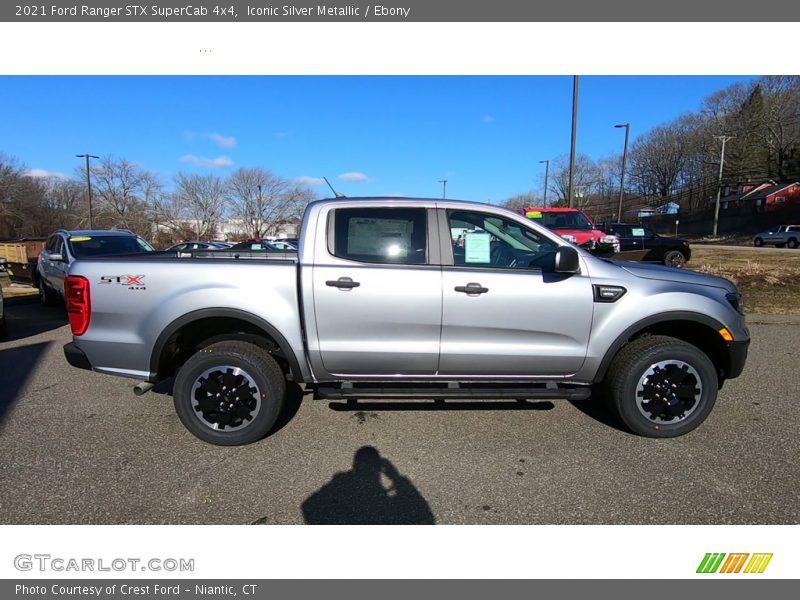 Iconic Silver Metallic / Ebony 2021 Ford Ranger STX SuperCab 4x4