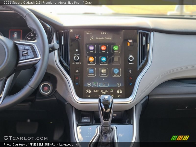 Abyss Blue Pearl / Gray 2021 Subaru Outback 2.5i Premium
