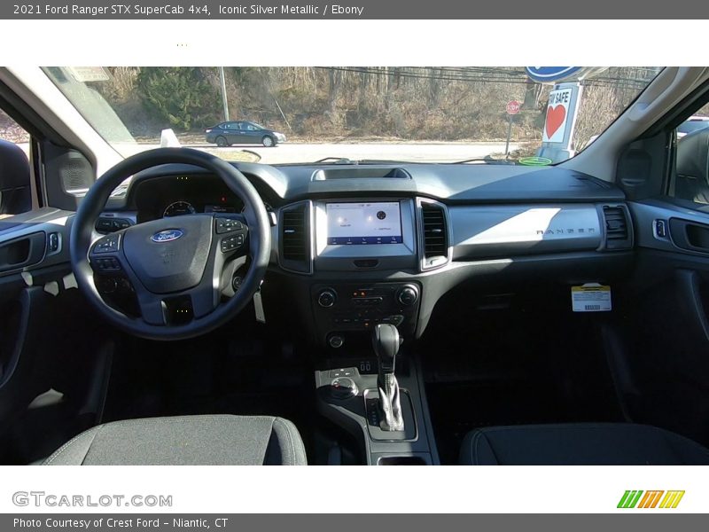 Iconic Silver Metallic / Ebony 2021 Ford Ranger STX SuperCab 4x4