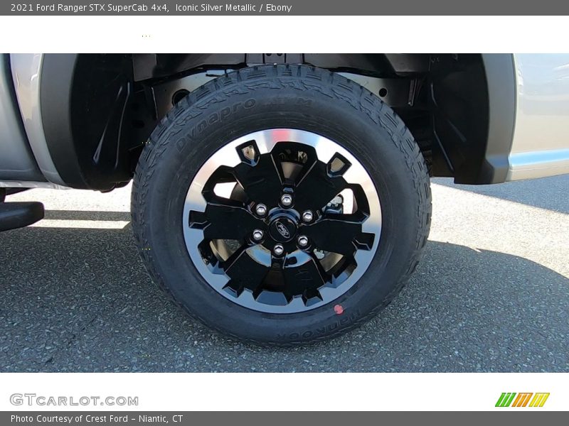 Iconic Silver Metallic / Ebony 2021 Ford Ranger STX SuperCab 4x4