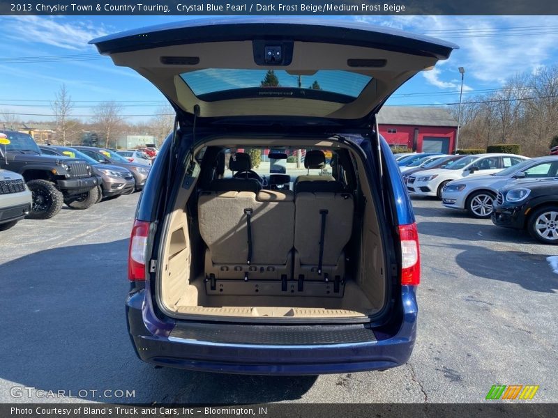 Crystal Blue Pearl / Dark Frost Beige/Medium Frost Beige 2013 Chrysler Town & Country Touring