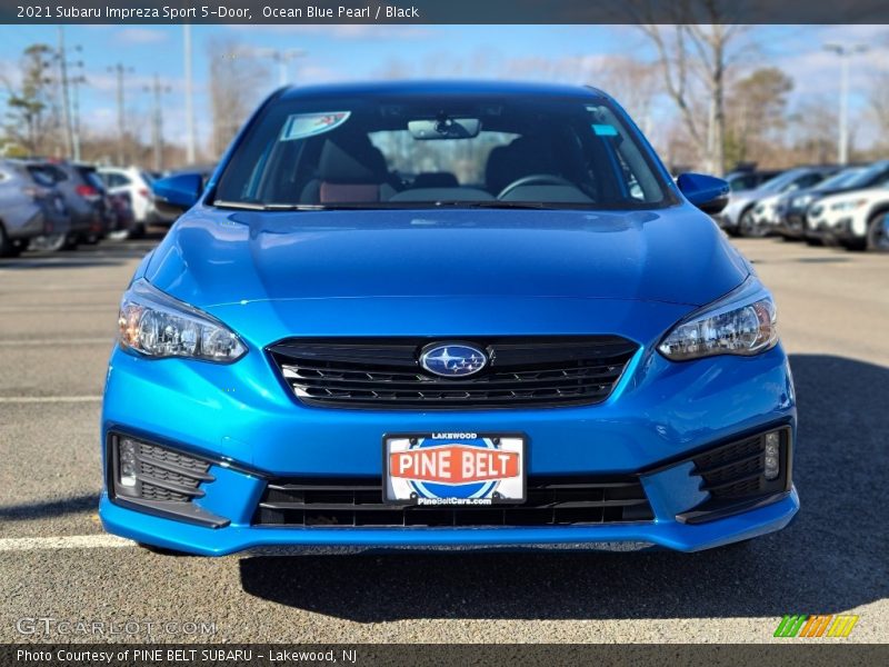 Ocean Blue Pearl / Black 2021 Subaru Impreza Sport 5-Door