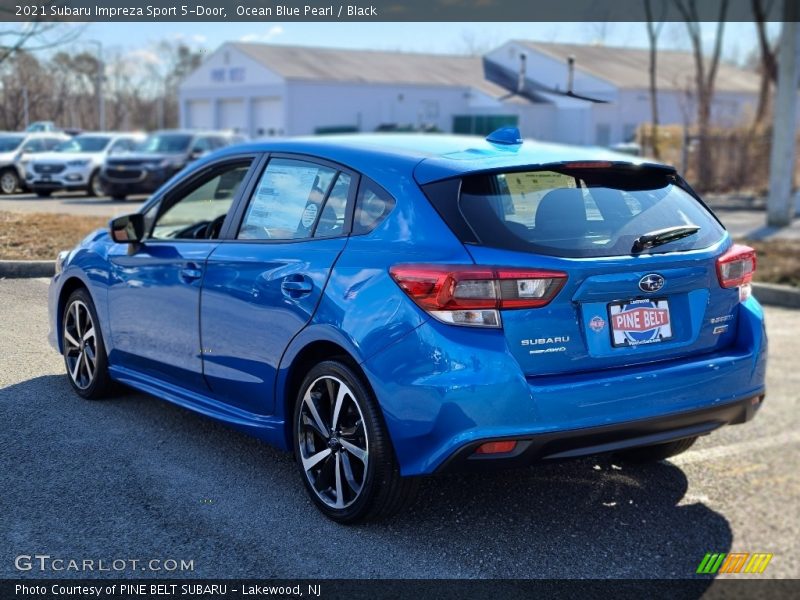 Ocean Blue Pearl / Black 2021 Subaru Impreza Sport 5-Door
