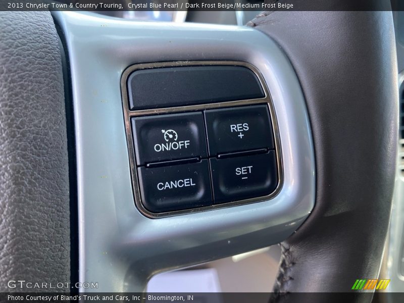 Crystal Blue Pearl / Dark Frost Beige/Medium Frost Beige 2013 Chrysler Town & Country Touring
