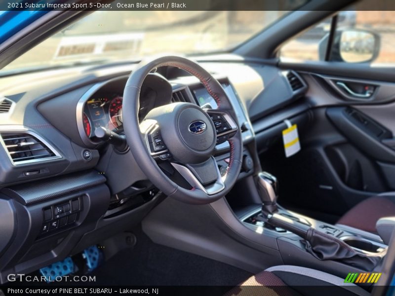 Ocean Blue Pearl / Black 2021 Subaru Impreza Sport 5-Door
