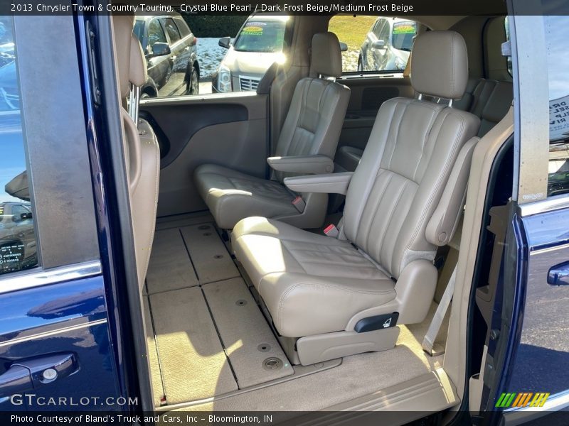 Crystal Blue Pearl / Dark Frost Beige/Medium Frost Beige 2013 Chrysler Town & Country Touring