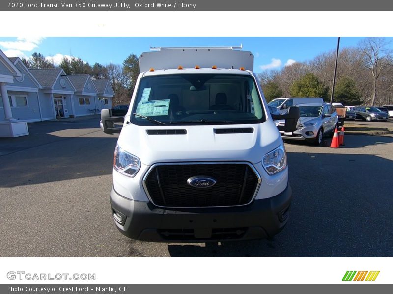 Oxford White / Ebony 2020 Ford Transit Van 350 Cutaway Utility